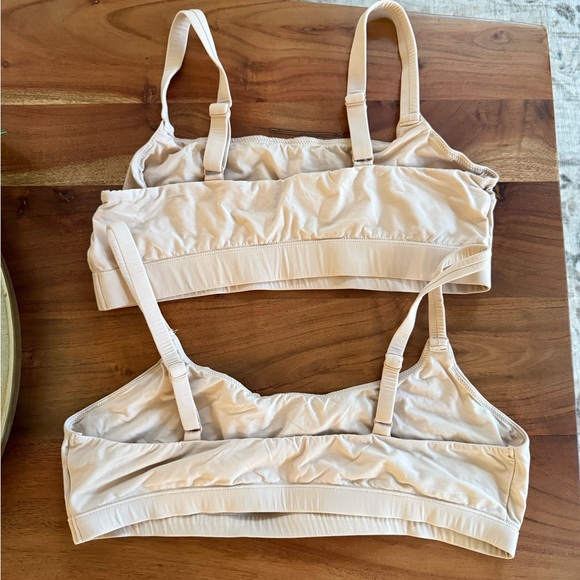 SKIMS- Fits Everybody Cream Bralette Set- size XL and 2XL - Picture 3 of 5